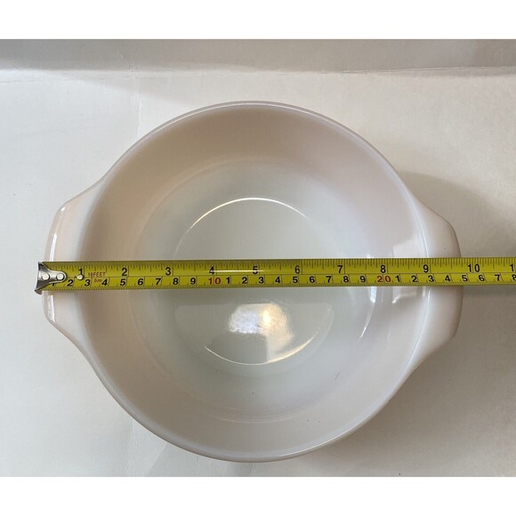 VTG 1960s Anchor Hocking Fire-King Copper Tint Lusterware Casserole Dish W/ Lid - Picture 11 of 15